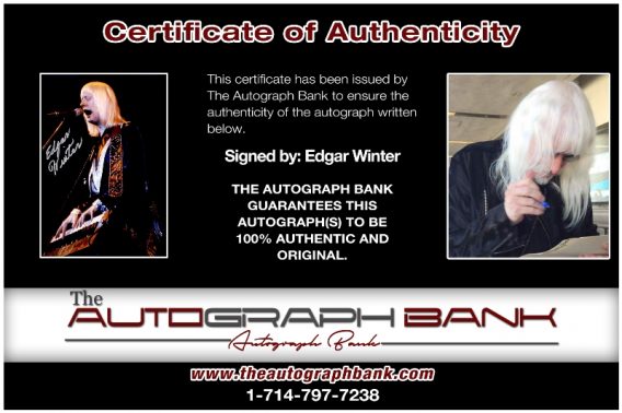 Edgar Winter proof of signing certificate