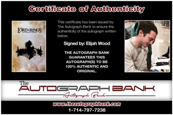 Elijah Wood proof of signing certificate