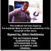 Elliot Haddaway proof of signing certificate
