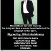 Elliot Haddaway proof of signing certificate