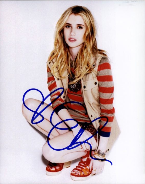 Emma Roberts authentic signed 8x10 picture