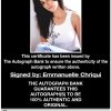 Emmanuelle Chriqui proof of signing certificate