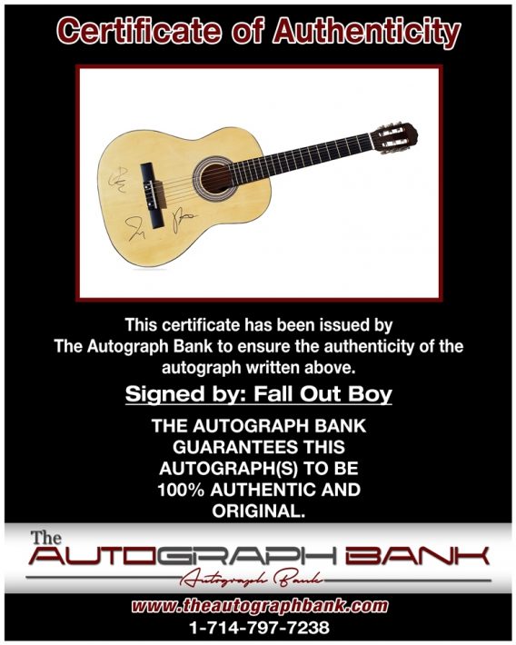 Fall Out proof of signing certificate