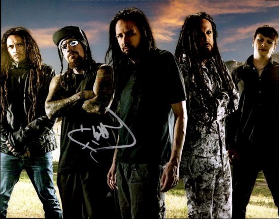 Fieldy of Korn authentic signed 8x10 picture