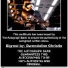 Gwendoline Christie proof of signing certificate