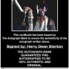 Harry Dean proof of signing certificate