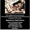 Hugh Dancy proof of signing certificate