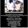 Idris Elba proof of signing certificate