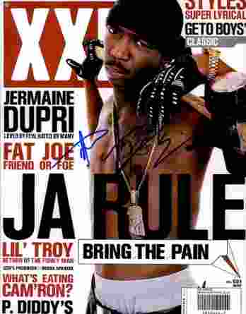 Ja Rule authentic signed 8x10 picture