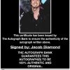 Jacob Diamond proof of signing certificate