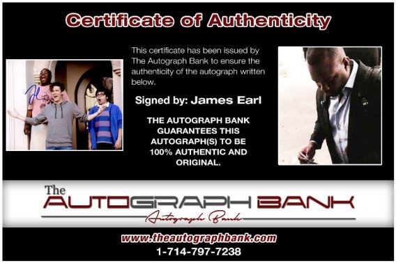 James Earl proof of signing certificate