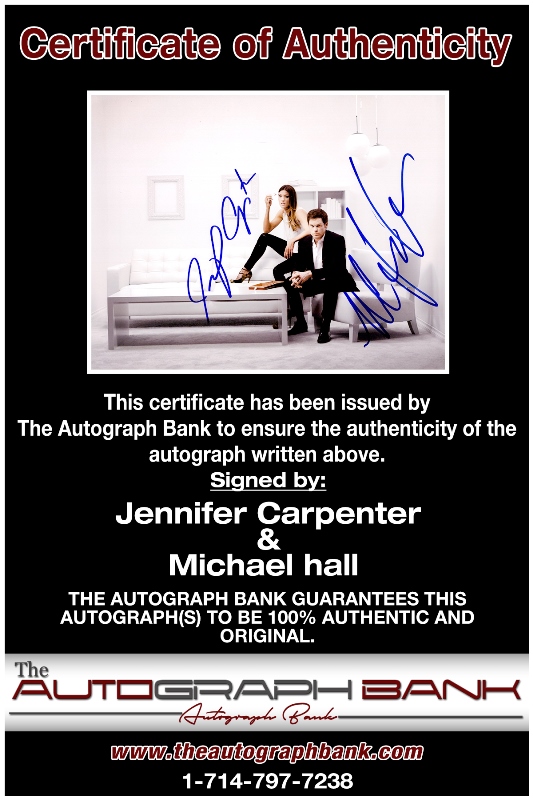Jennifer Carpenter proof of signing certificate