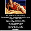 Jessica Alba proof of signing certificate