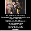Jim Sturgess proof of signing certificate