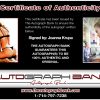Joanna Krupa proof of signing certificate