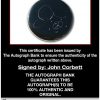 John Corbett proof of signing certificate