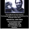 John Getz proof of signing certificate