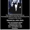 John Getz proof of signing certificate