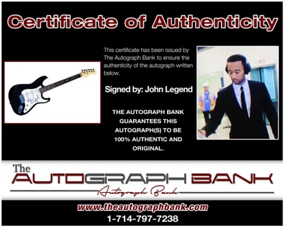John Legend proof of signing certificate