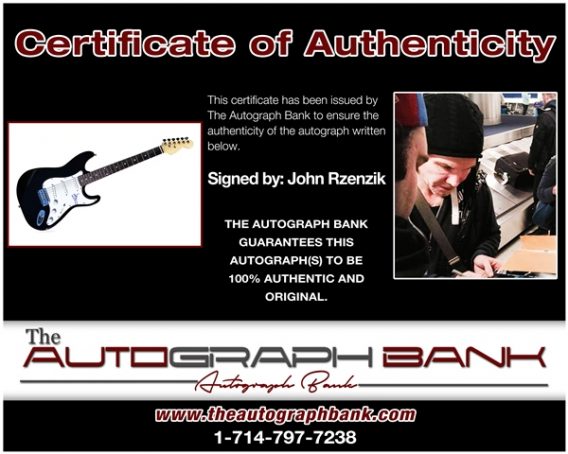 John Rzeznik proof of signing certificate