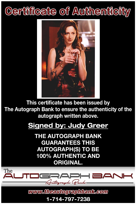 Judy Greer proof of signing certificate