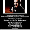 Kiefer Sutherland proof of signing certificate