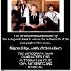 Lady Antebellum proof of signing certificate