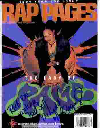 Lady Of Rage authentic signed 8x10 picture