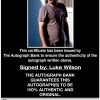 Luke Wilson proof of signing certificate