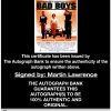 Martin Lawrence proof of signing certificate