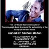 Michael Bolton proof of signing certificate