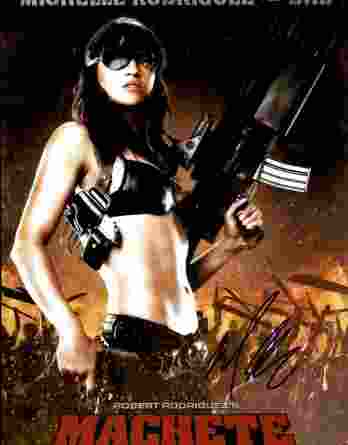 Michelle Rodriguez authentic signed 8x10 picture