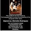Michelle Rodriguez proof of signing certificate