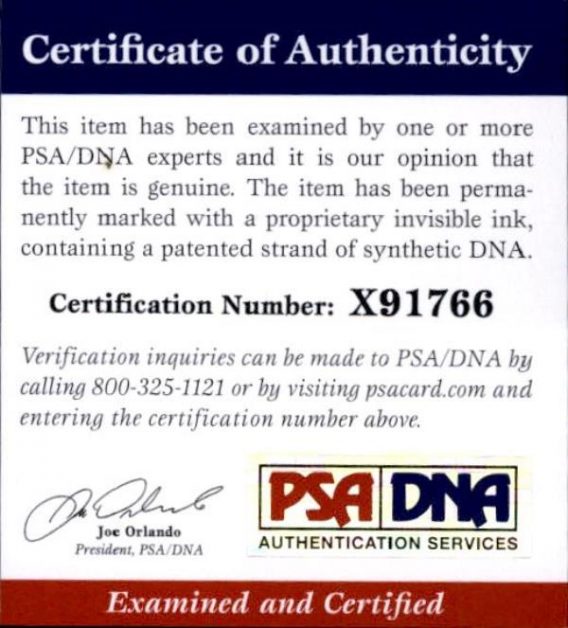 Mila Kunis proof of signing certificate