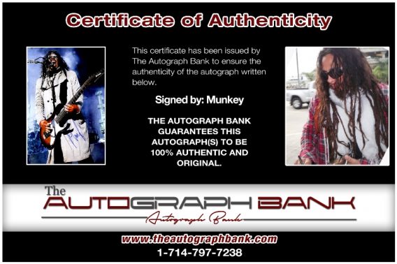 Munky proof of signing certificate