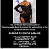 Nene Leakes proof of signing certificate