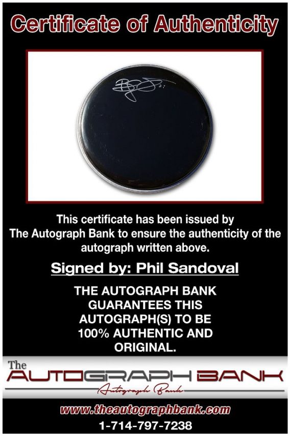 Phil Sandoval proof of signing certificate