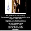 Robert Kazinsky proof of signing certificate