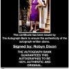Robyn Dixon proof of signing certificate