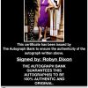Robyn Dixon proof of signing certificate