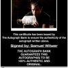 Sam Witwer proof of signing certificate