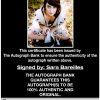 Sara Bareilles proof of signing certificate