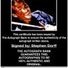 Stephen Dorff proof of signing certificate