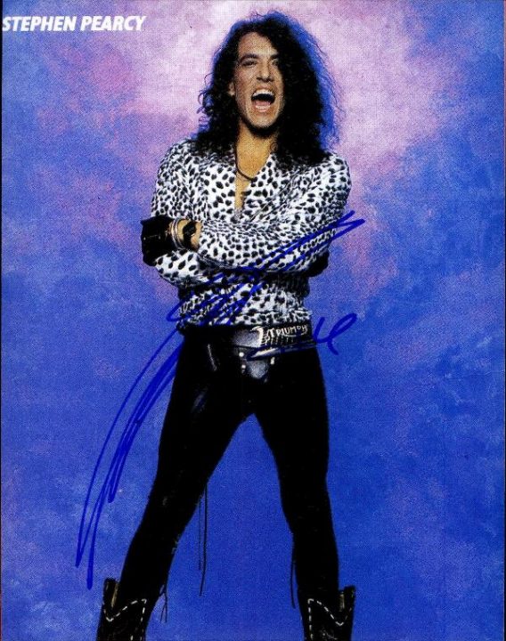 Stephen Pearcy authentic signed 8x10 picture