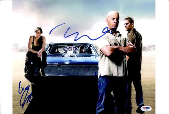 The Fast and Furious authentic signed 8x10 picture