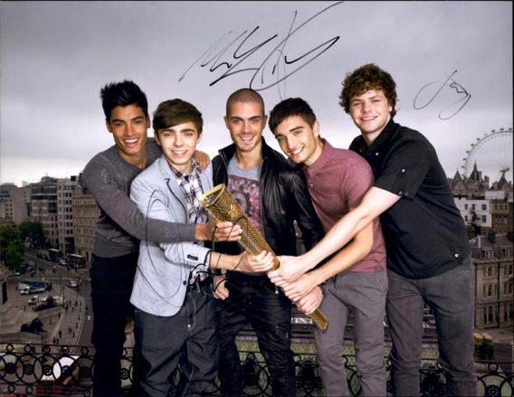 The Wanted authentic signed 8x10 picture