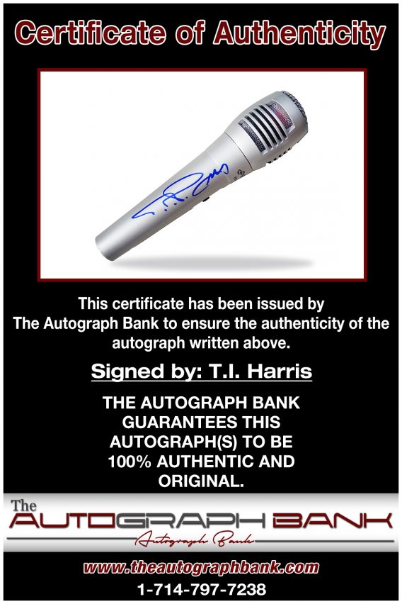 TI Harris proof of signing certificate