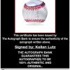 Kellan Lutz proof of signing certificate