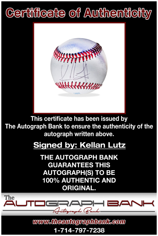 Kellan Lutz proof of signing certificate