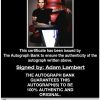 Adam Levine proof of signing certificate